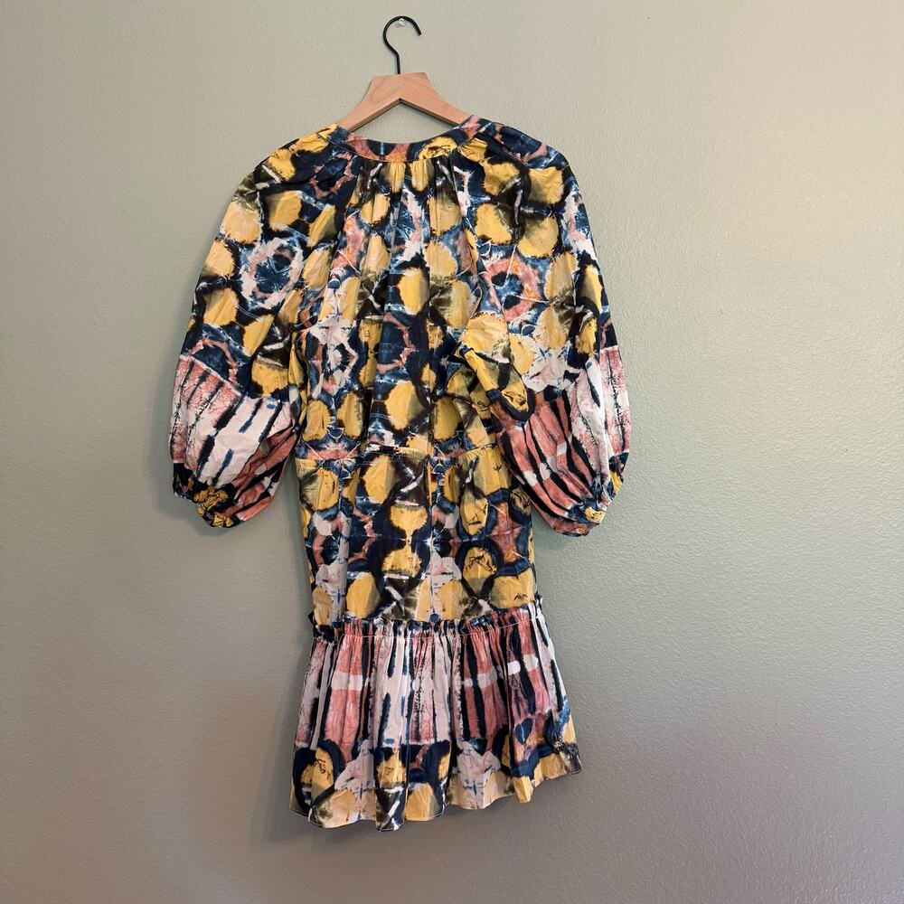 new revolve alexis kasi puff sleeve mini dress size small - Picture 3 of 4